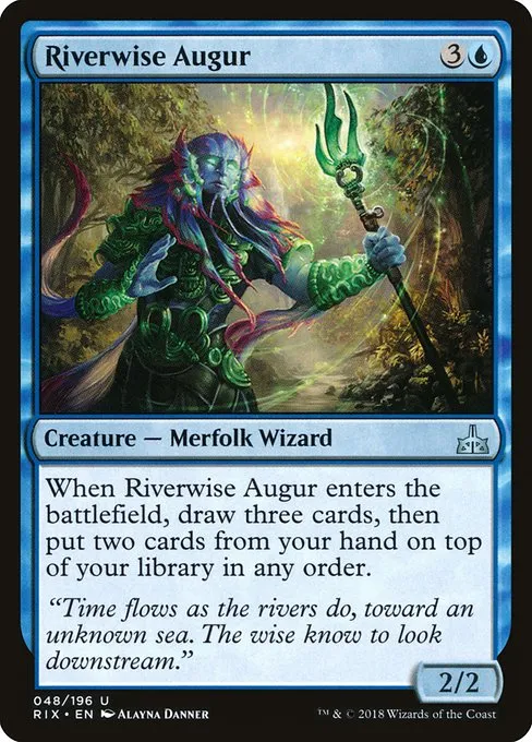 Riverwise Augur · Rivals of Ixalan 48/205
