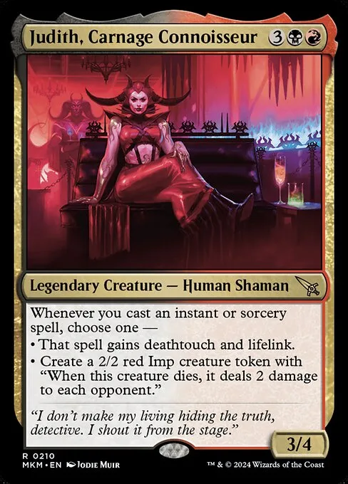 Judith, Carnage Connoisseur · Murders at Karlov Manor 210/451