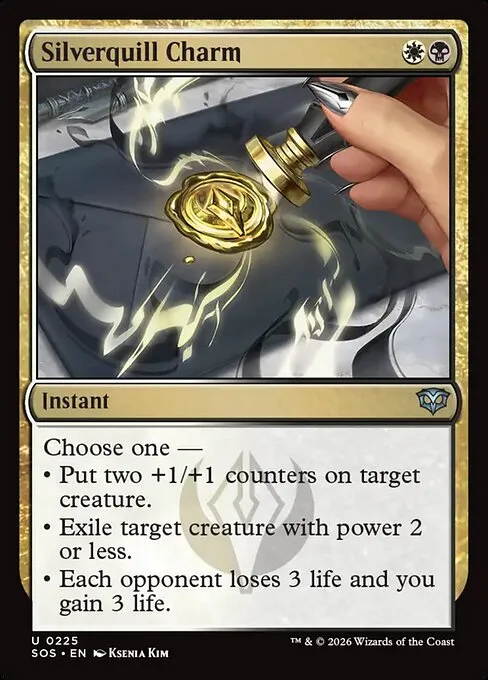Silverquill Charm · Secrets of Strixhaven 225/368
