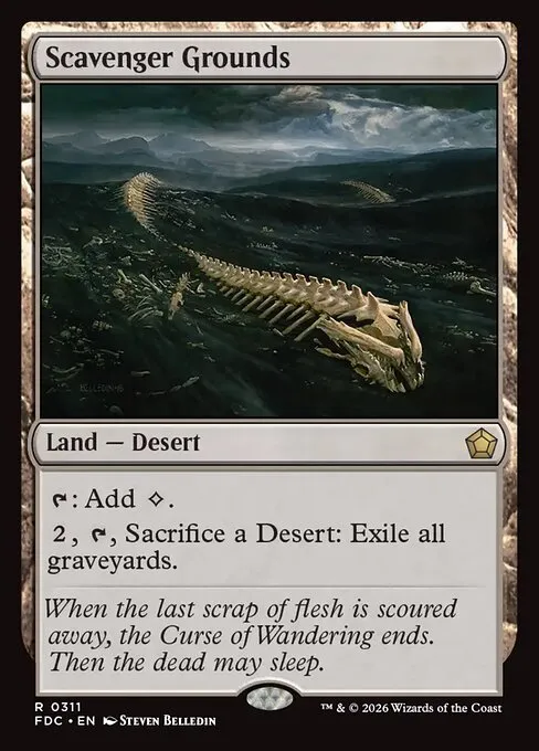 Scavenger Grounds · Foundations Commander 311/3