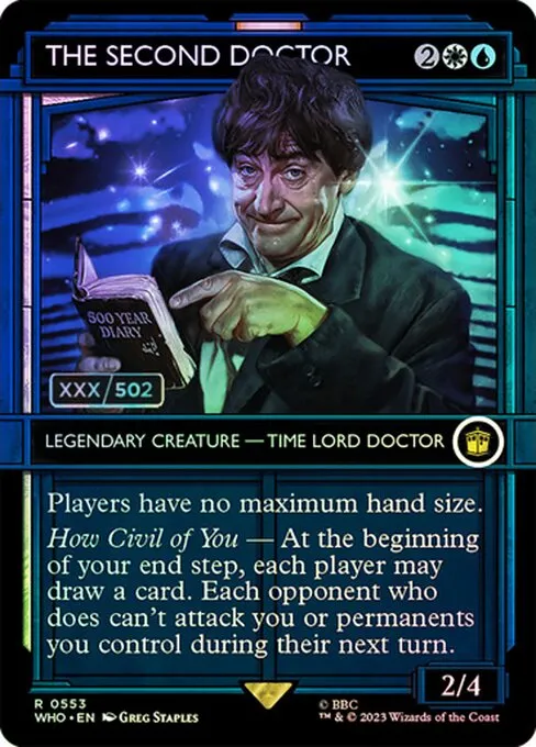 The Second Doctor · Doctor Who 553z/1178