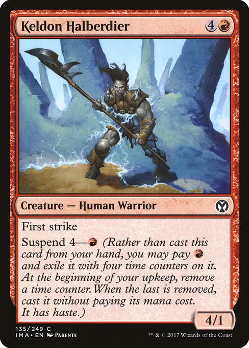 Keldon Halberdier · Iconic Masters 135/249