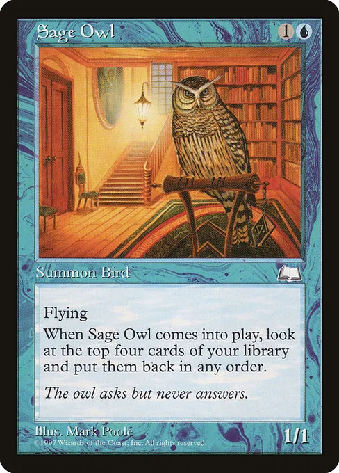 Sage Owl · Weatherlight 52/167