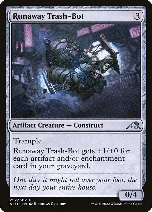Runaway Trash-Bot · Kamigawa: Neon Dynasty 257/531