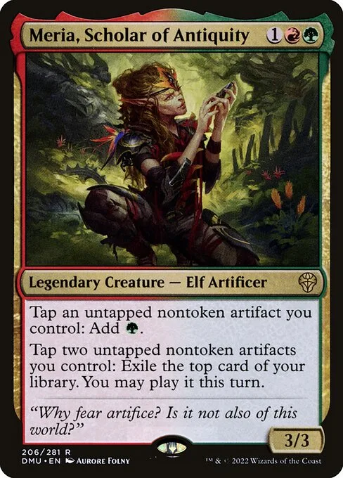 Meria, Scholar of Antiquity · Dominaria United 206/453