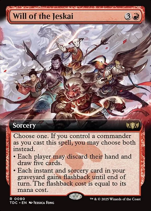 Will of the Jeskai · Tarkir: Dragonstorm Commander 80/413