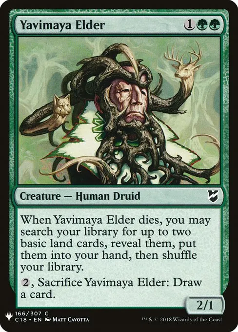 Yavimaya Elder · The List C18-166/5050