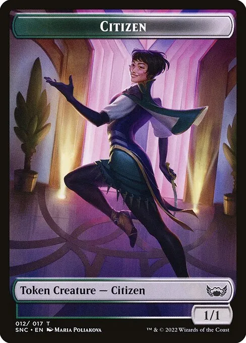 Citizen · Streets of New Capenna Tokens 12/19
