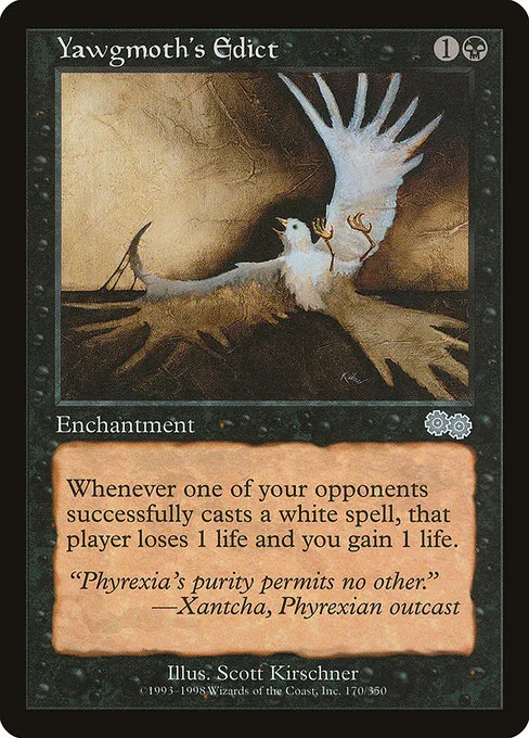 Yawgmoth's Edict · Urza's Saga 170/357