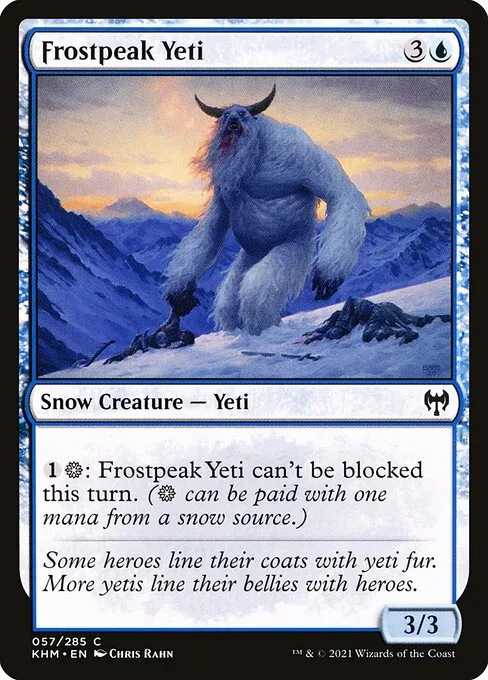 Frostpeak Yeti · Kaldheim 57/425