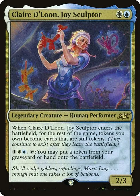 Claire D'Loon, Joy Sculptor · Unfinity 451/639