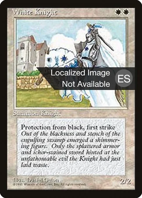 White Knight · Fourth Edition Foreign Black Border 56/378