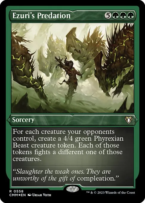Ezuri's Predation · Commander Masters 558/1067