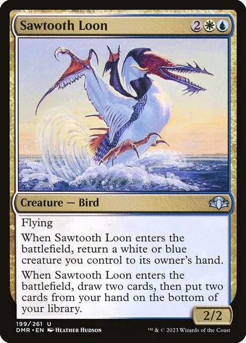 Sawtooth Loon · Dominaria Remastered 199/457