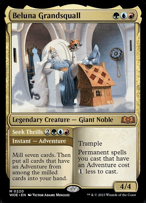 Beluna Grandsquall // Seek Thrills · Wilds of Eldraine 220/381