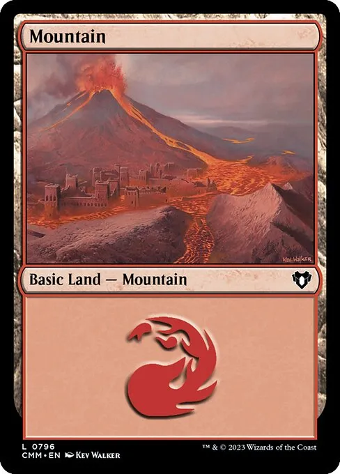 Mountain · Commander Masters 796/1067
