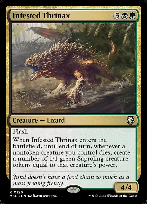 Infested Thrinax · Modern Horizons 3 Commander 126/398