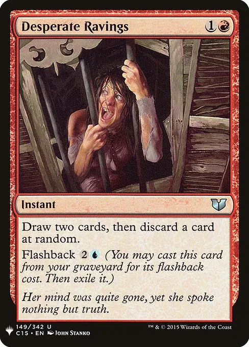 Desperate Ravings · The List C15-149/5050
