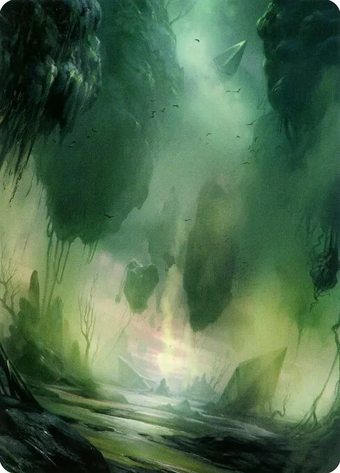 Swamp // Swamp · Zendikar Rising Art Series 13/81