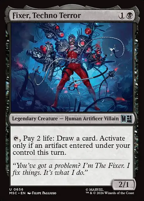 Fixer, Techno Terror · Marvel Super Heroes Commander 656/9