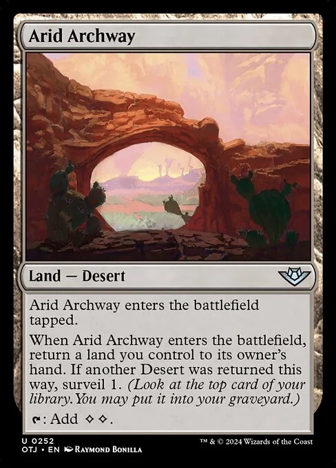 Arid Archway · Outlaws of Thunder Junction 252/374