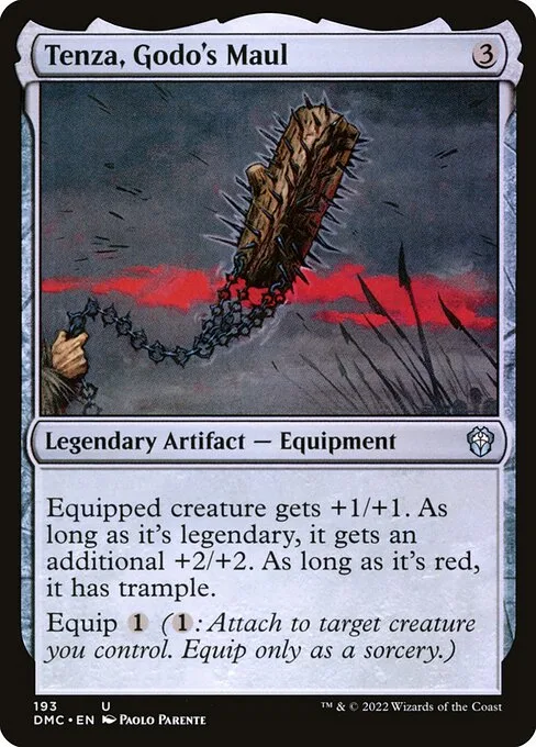 Tenza, Godo's Maul · Dominaria United Commander 193/240