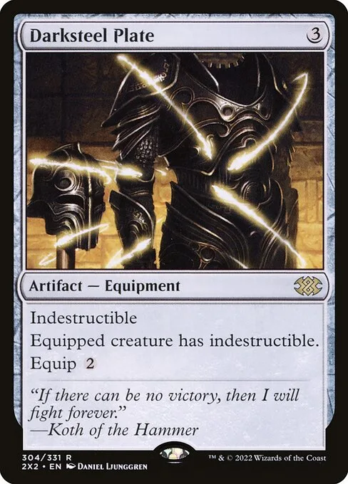Darksteel Plate · Double Masters 2022 304/579