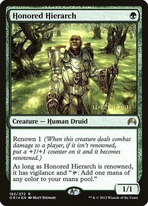 Honored Hierarch · Magic Origins Promos 182s/54