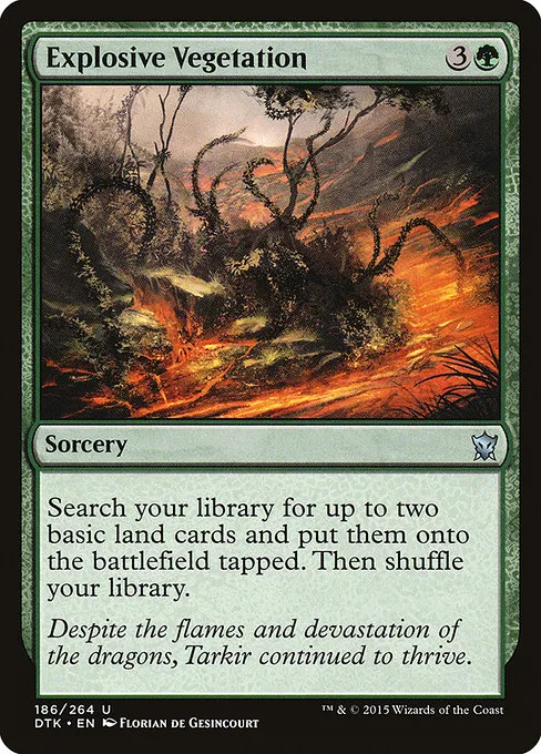 Explosive Vegetation · Dragons of Tarkir 186/264