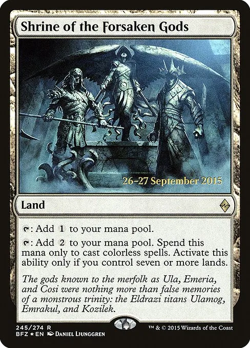 Shrine of the Forsaken Gods · Battle for Zendikar Promos 245s/90