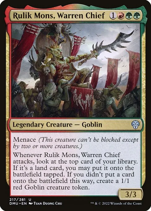 Rulik Mons, Warren Chief · Dominaria United 217/453