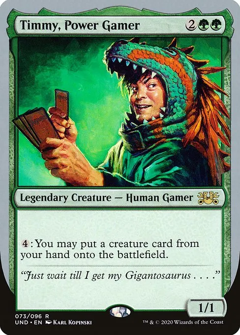 Timmy, Power Gamer · Unsanctioned 73/96