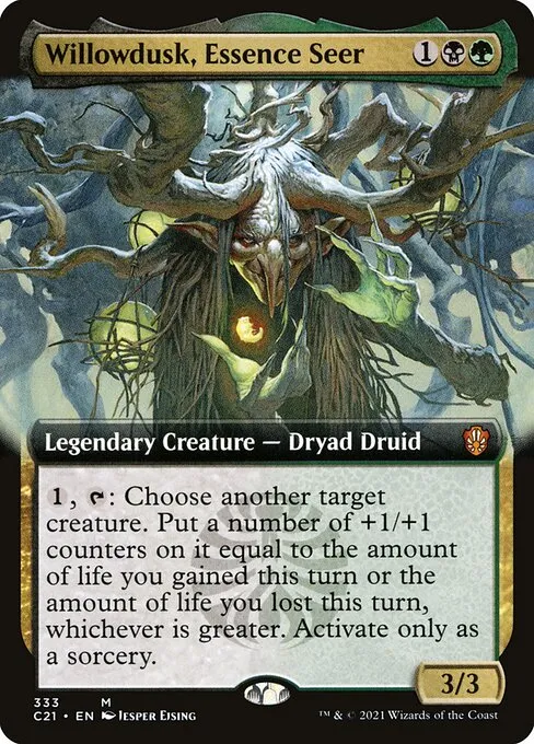 Willowdusk, Essence Seer · Commander 2021 333/409