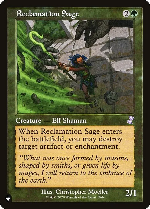 Reclamation Sage · The List TSR-366/5050