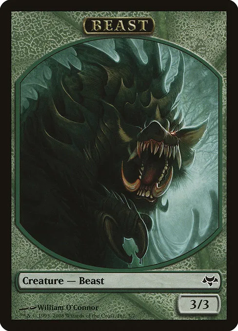 Beast · Eventide Tokens 3/7