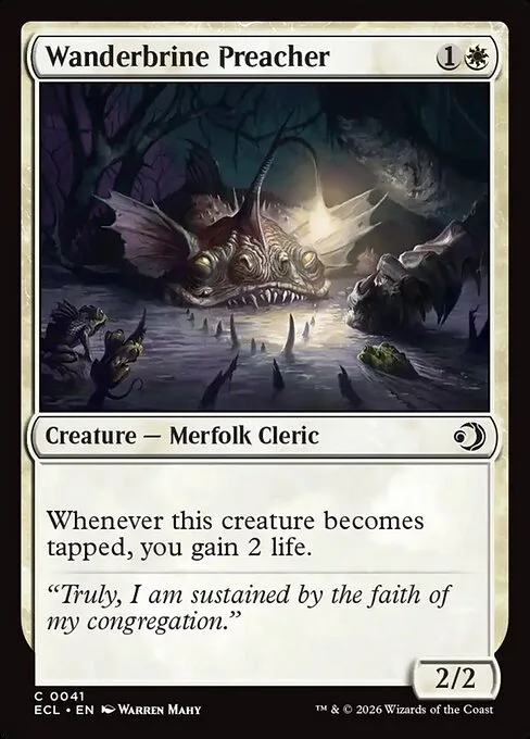 Wanderbrine Preacher · Lorwyn Eclipsed 41/408