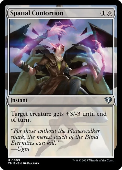 Spatial Contortion · Commander Masters 809/1067