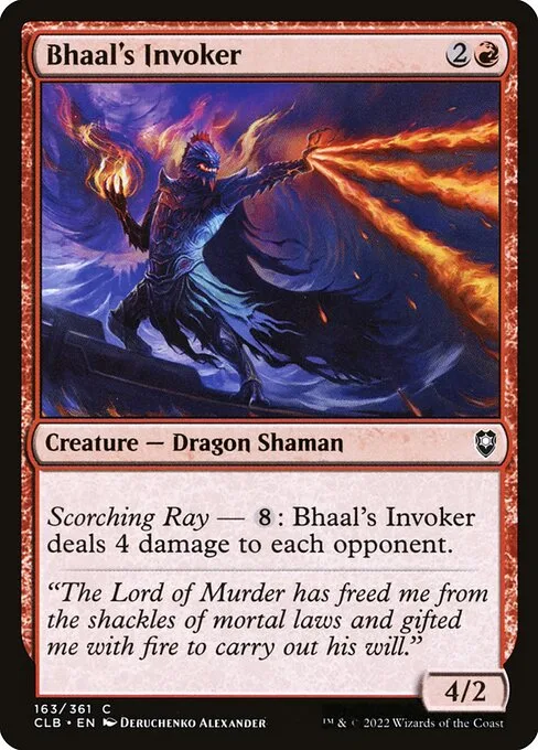 Bhaal's Invoker · Commander Legends: Battle for Baldur's Gate 163/936