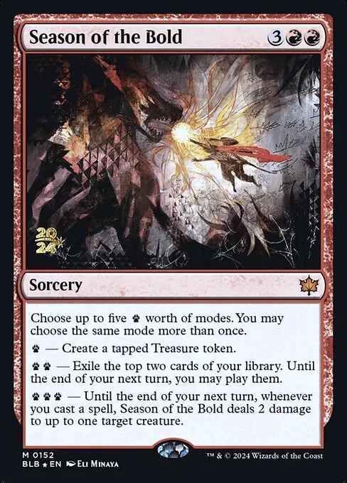 Season of the Bold · Bloomburrow Promos 152s/160