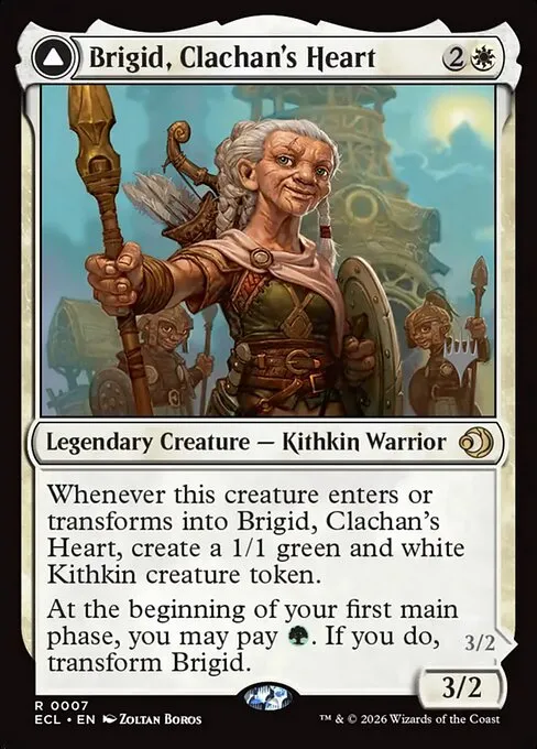 Brigid, Clachan's Heart // Brigid, Doun's Mind · Lorwyn Eclipsed Promos 7p/87