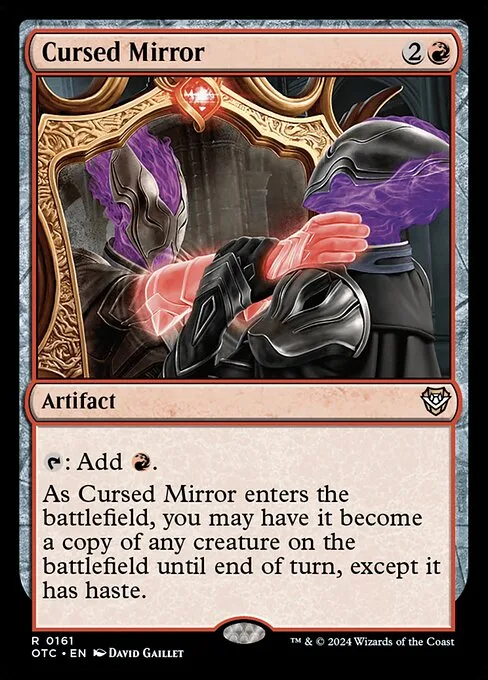 Cursed Mirror · Outlaws of Thunder Junction Commander 161/342