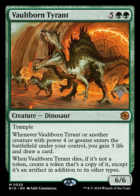 Vaultborn Tyrant · The Big Score Promos 20p/14