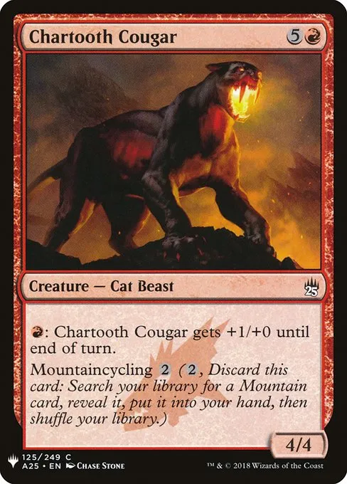 Chartooth Cougar · The List A25-125/5050