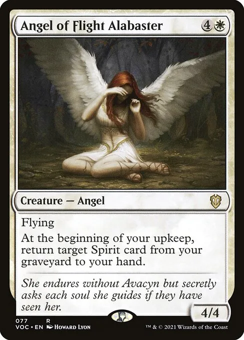 Angel of Flight Alabaster · Crimson Vow Commander 77/188