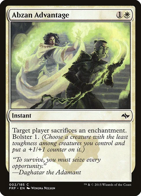 Abzan Advantage · Fate Reforged 2/191