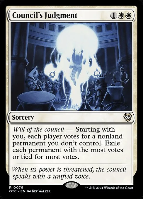 Council's Judgment · Outlaws of Thunder Junction Commander 79/342