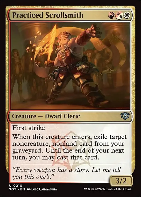 Practiced Scrollsmith · Secrets of Strixhaven 210/368