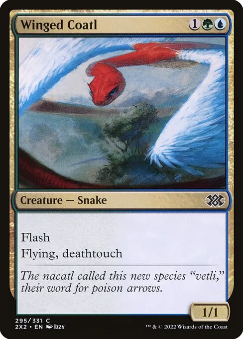 Winged Coatl · Double Masters 2022 295/579