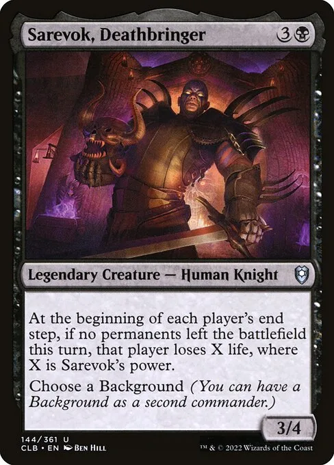 Sarevok, Deathbringer · Commander Legends: Battle for Baldur's Gate 144/936