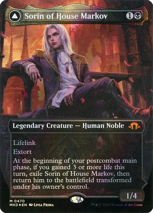 Sorin of House Markov // Sorin, Ravenous Neonate · Modern Horizons 3 470/528